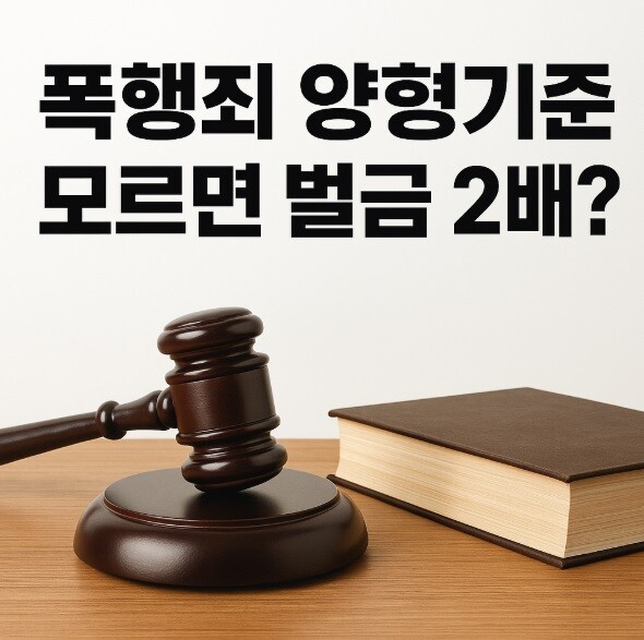 폭행죄 양형기준