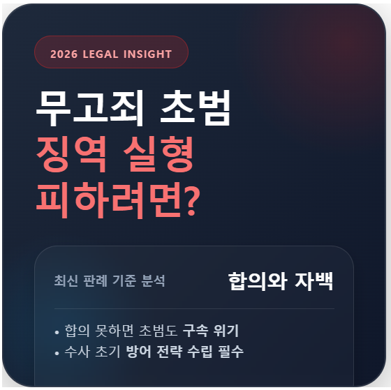 무고죄 초범 처벌 감형을 위한 2026년 법원 판례 분석 및 핵심 방어 가이드