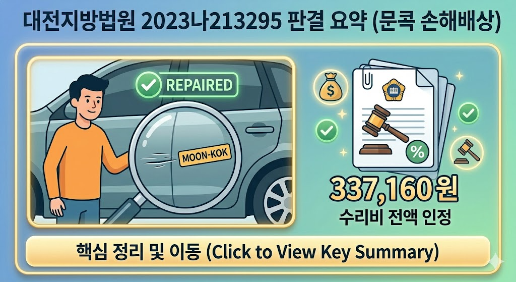 문콕 민사소송