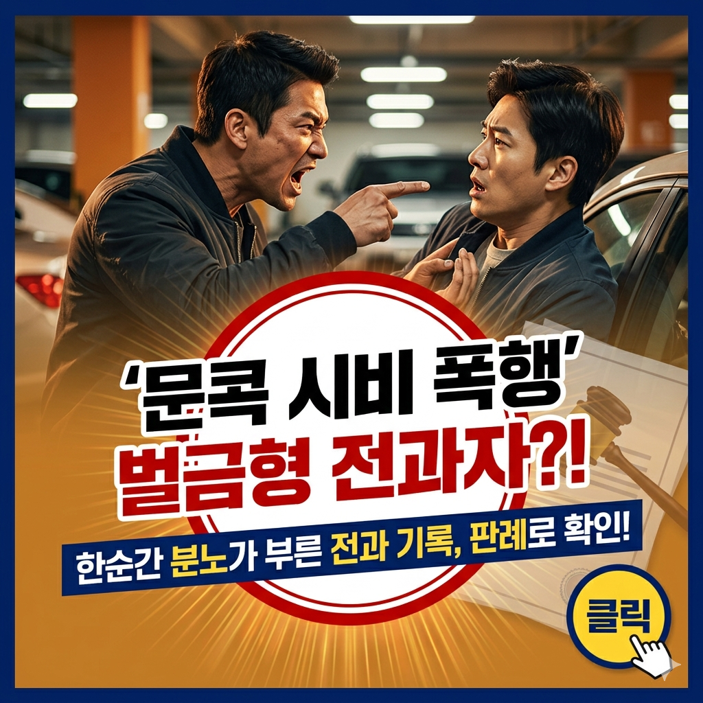 문콕 시비 중 상해