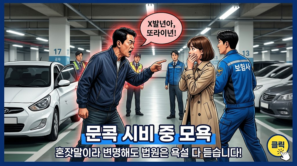 문콕 시비 중 모욕 처벌은 얼마나?