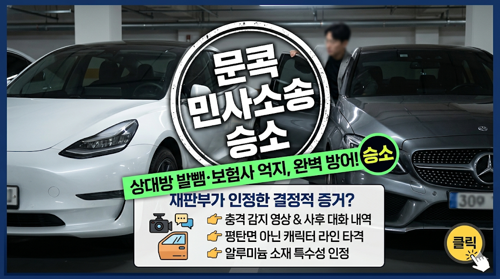 문콕 민사소송 승소