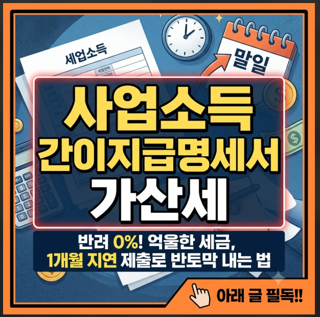 사업소득 간이지급명세서 가산세