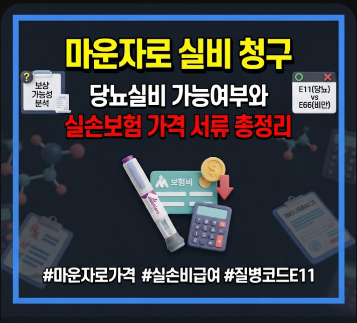 마운자로 실비 청구