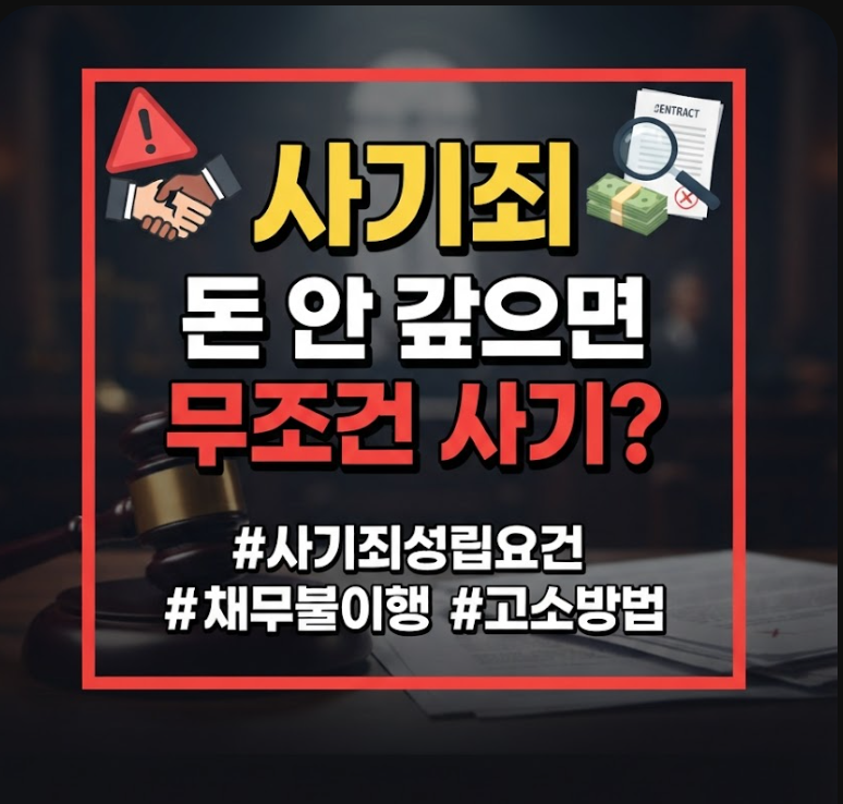 사기죄 성립요건