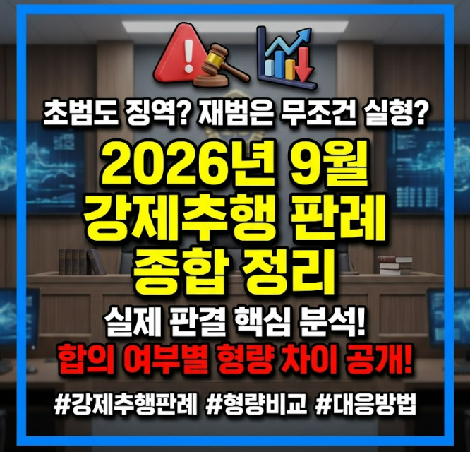 2026년 9월 강제추행 판례