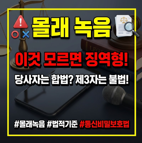 상대방 동의 없이 통화 녹음