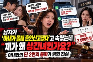 "아내가 몰래 혼인신고한 거라 소송 중이래!"… 유부남의 뻔한 거짓말 믿었다가 2,000만 원 물어낸 상간녀