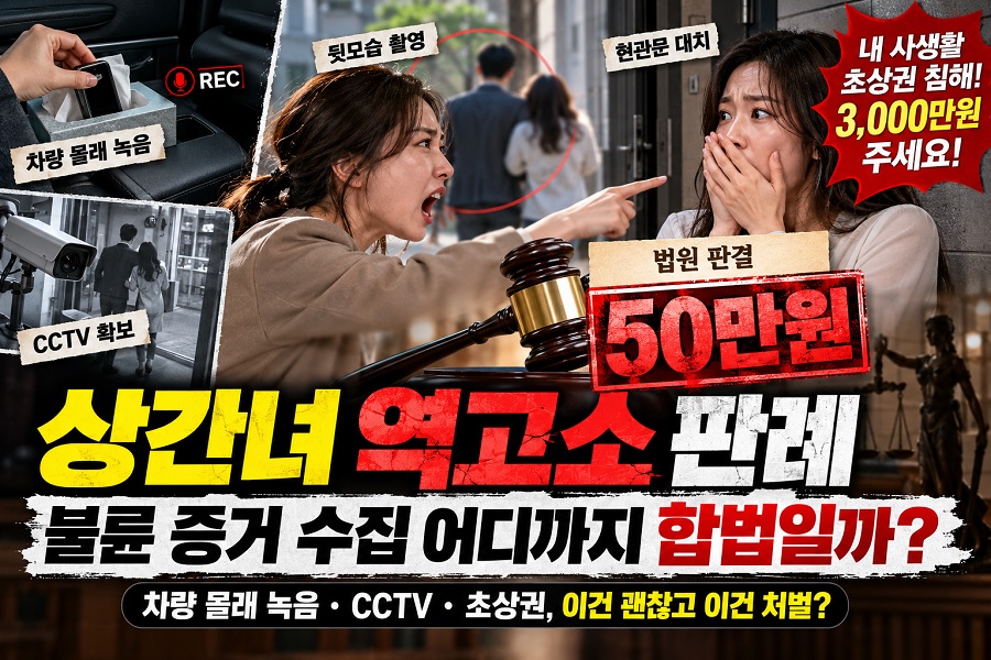 상간녀 역고소 판례